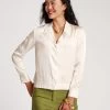 Katherine Silk Shirt Ivory