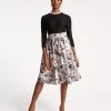 Barbara Midi Skirt Poppy Party