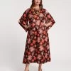 Spinnaker Satin Maxi Dress Fantasia Print