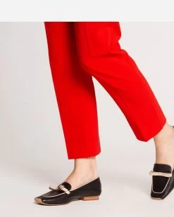 Suzanne Cozy Loafer Nappa Faux Shearling Black -clothing SS19 SUZANNE LOAFER BLACK ONBODY d0701ae8 6c4f 4c5e 9a06 0b9cb8deab26