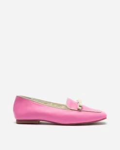 Suzanne Cozy Loafer Nappa Faux Shearling Pink