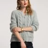Molly Cable Cardi Light Blue