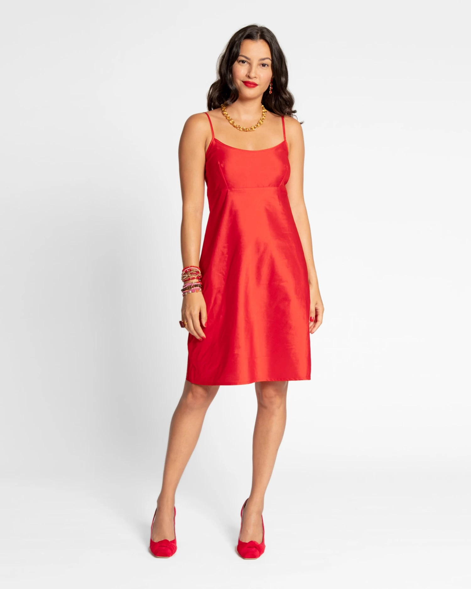 Slip Dress Red 1 Slip Dress Red