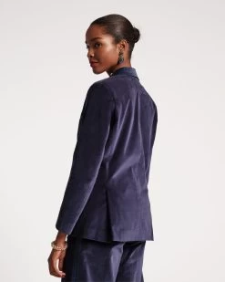 Tuxedo Jacket Velvet Navy -clothing TUXEDO SUIT NAVY 03