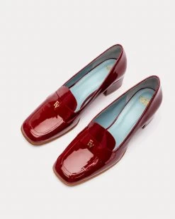 Twiggy Loafer Heel Soft Patent Red -clothing TWIGGYSP RED 04