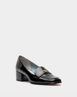 Twiggy Crinkle Soft Patent Loafer Black -clothing TWIGGY BLACK 02