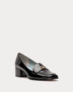 Twiggy Crinkle Soft Patent Loafer Black -clothing TWIGGY BLACK 03