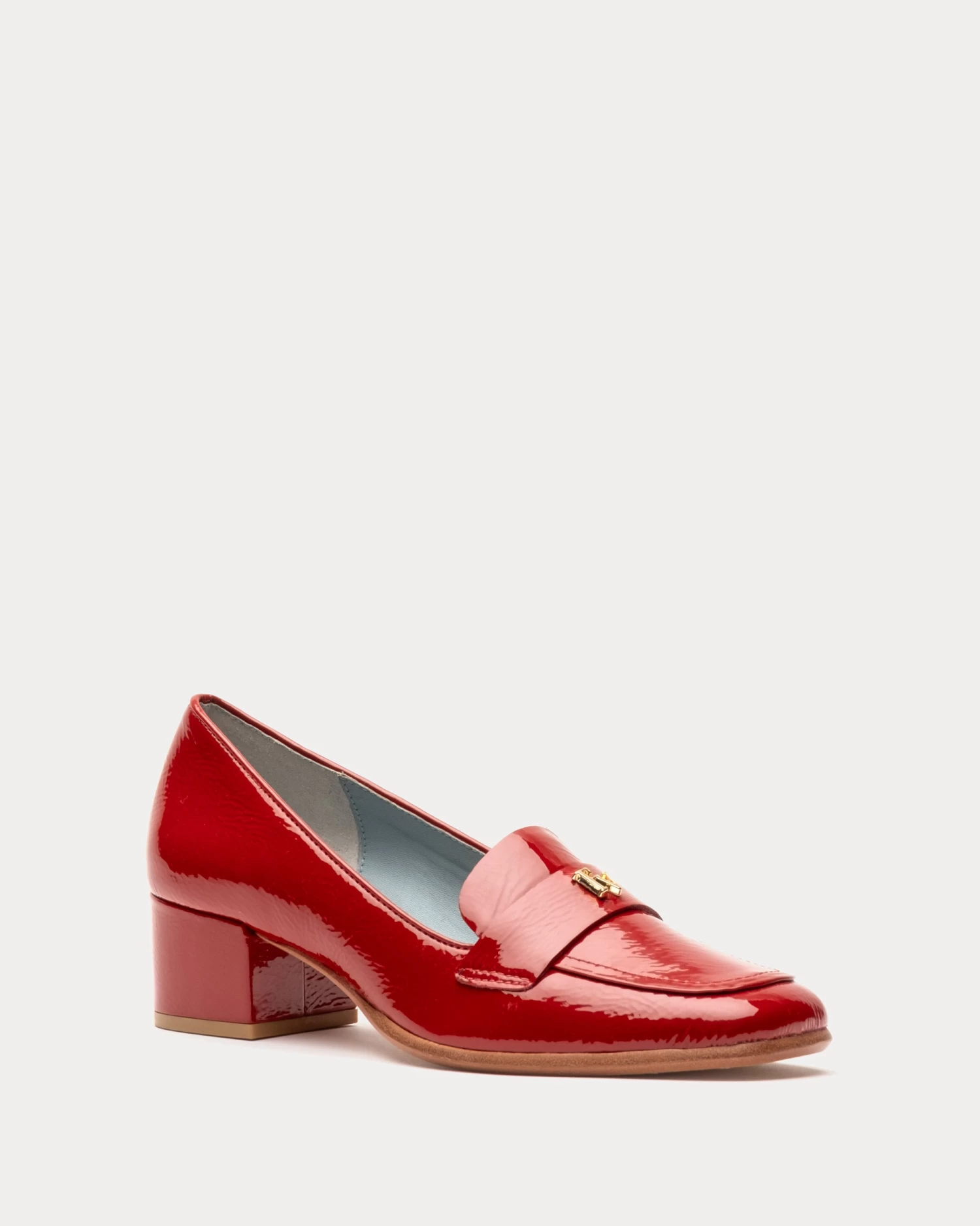 Twiggy Crinkle Soft Patent Loafer Cranberry 2 Twiggy Crinkle Soft Patent Loafer Cranberry - Image 2