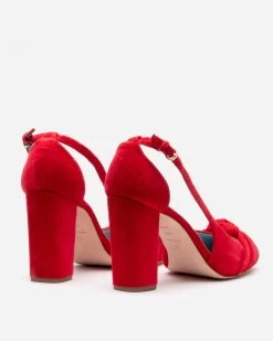 Retro Pump Velvet Scarlet -clothing VELVET RETRO PUMPS 03