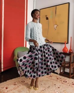 Molly Cable Cardi Light Blue -clothing aDSCF0757