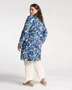 Balmacaan Jacket Thistle Navy Oyster -clothing balmacaan thistle 02