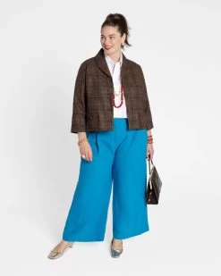 Bossy Pant Wool Turquoise 11 Bossy Pant Wool Turquoise -clothing bossy torq 06
