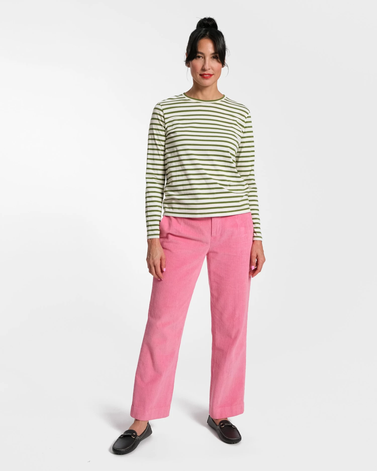 Chloe Corduroy Pant Pink 2 Chloe Corduroy Pant Pink - Image 2