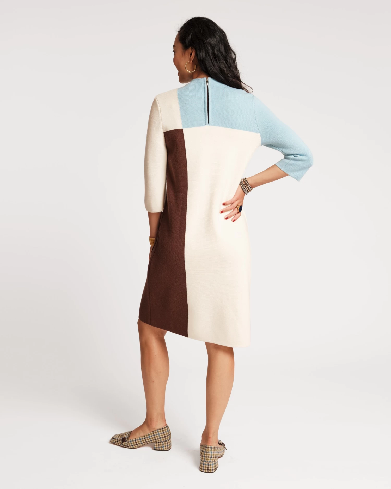 Annie Merino Colorblock Dress 5 Annie Merino Colorblock Dress - Image 5