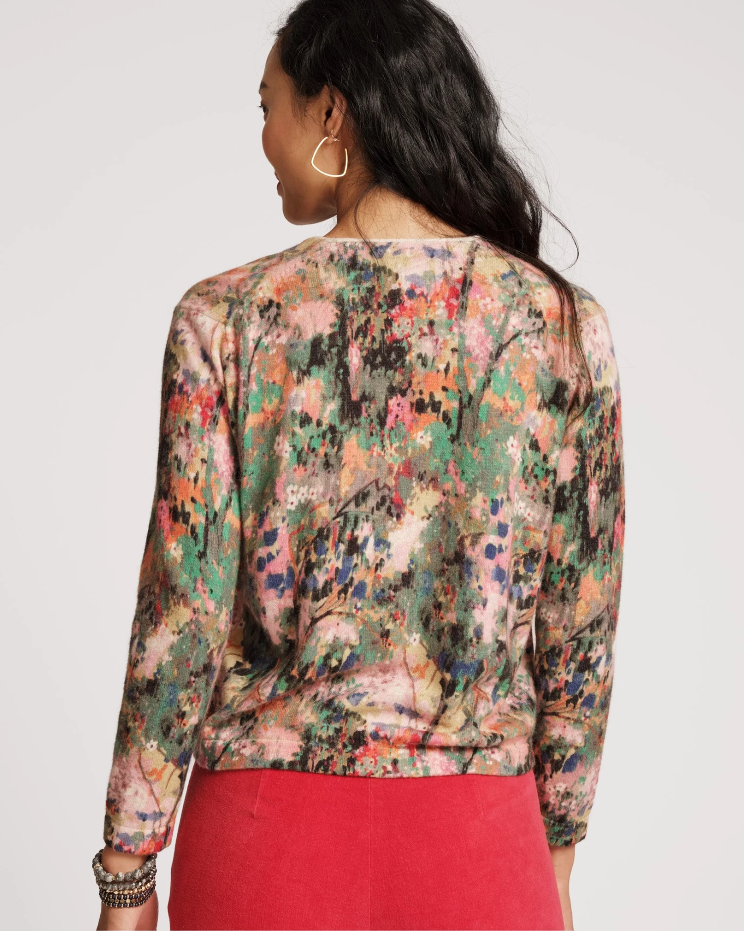 Darling Cardigan Monet Print 4 Darling Cardigan Monet Print - Image 4