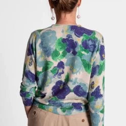 Darling Cardigan Peony Navy -clothing darling navy 03