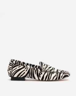 Elyce Loafer Printed Haircalf Zebra