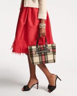 Barbara Midi Skirt Feather Fringe Red 10 Barbara Midi Skirt Feather Fringe Red -clothing feather skirt red 05