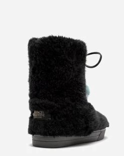Samantha Boot Faux Fur Black -clothing furbootie3