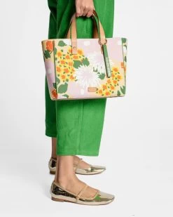 Jude Mary Jane Vegan Leather Flat Platino -clothing gold jude