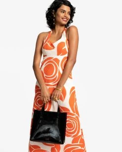 Malia Halter Dress Waffleweave Abstract Floral -clothing halter abstractfloral 03 9231f560 b86d 4b12 88ca ddb92139bb89