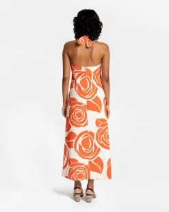 Malia Halter Dress Waffleweave Abstract Floral -clothing halter abstractfloral 04 ae89e327 3798 4e9a 8cbf 9953ec5167a3