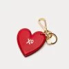 XO Heart Keychain Red