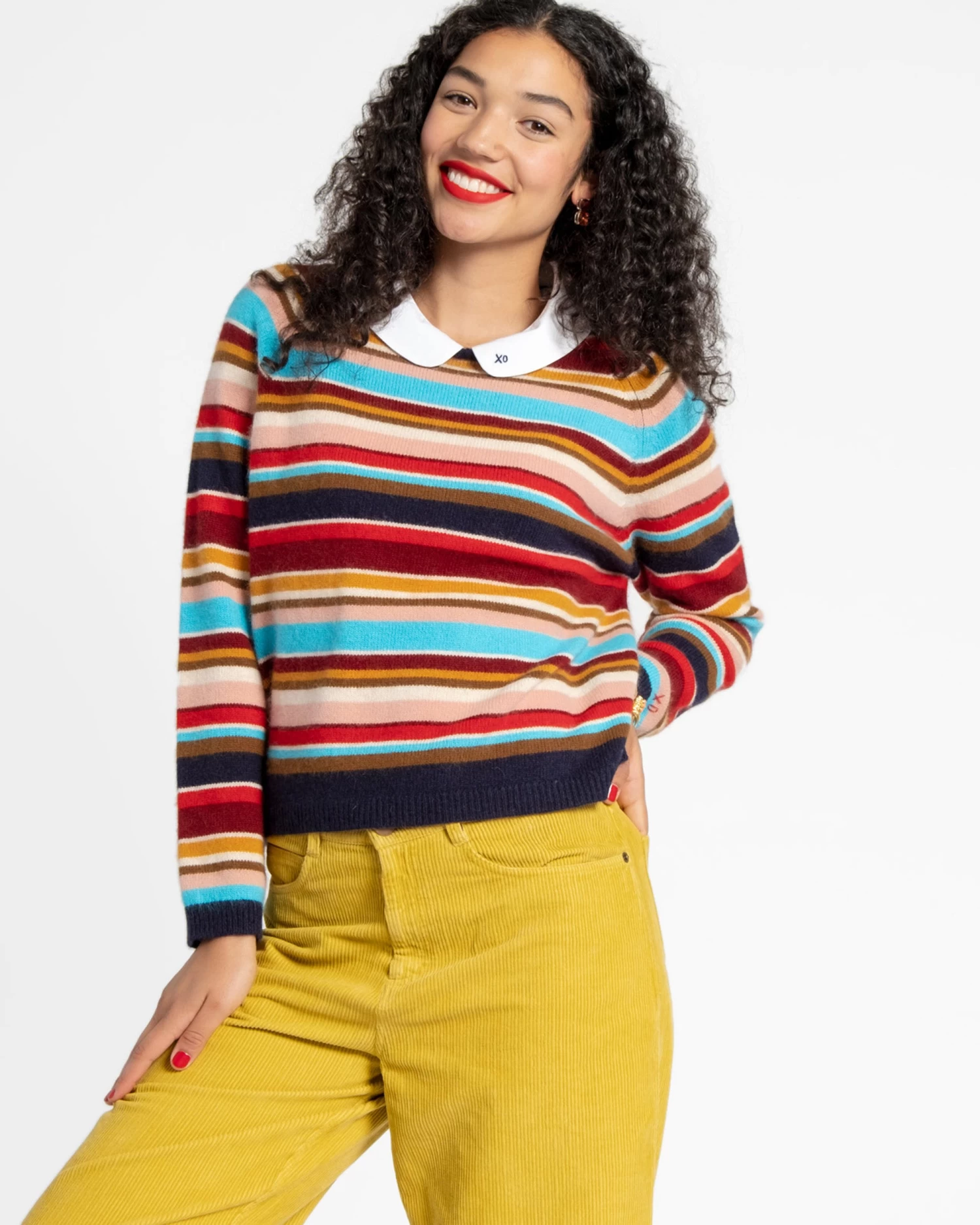 James Striped Sweater Venus Multi 2 James Striped Sweater Venus Multi - Image 2