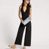 Babe Halter Jumpsuit Black