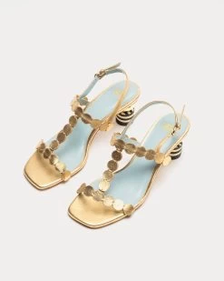 Kiki Mini Dot Heel Platino -clothing kiki heel platino 034jpg