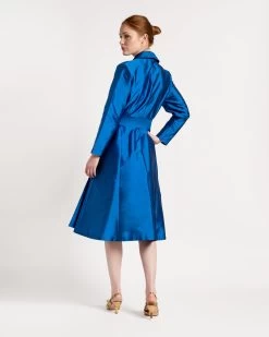 Lucille Wrap Dress Cobalt -clothing lucille cobalt 03
