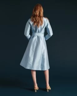 Lucille Wrap Dress Light Blue -clothing lucille lightblue 03