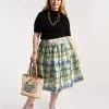 Barbara Midi Skirt Meadow Print