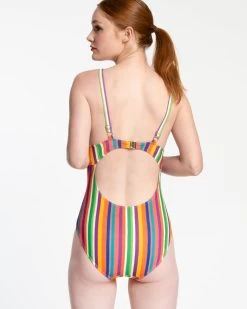 Reese One Piece Swimsuit Candy Stripe -clothing onepiece Stripe 023jpg 25c018df df50 4194 b2b5 15354a617e01