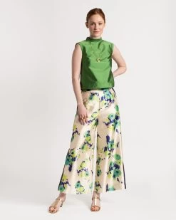 Palazzo Pant Tuileries Oyster Green -clothing palazzo tuileries 01