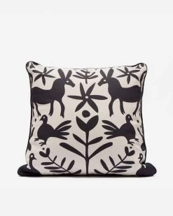 Veracruz Throw Pillow Black