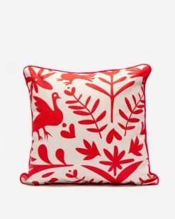 Veracruz Throw Pillow Red