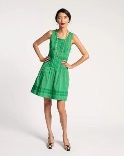 Ribbon Dress Green