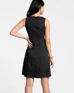 Ribbon Dress Black -clothing ribbon navy 03 f4db0768 708d 444e a0e3 d805f4f7d3f9