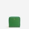 Zip Around French Purse Soft Nappa Green Oyster
