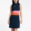 Simplicity Dress Navy Multi