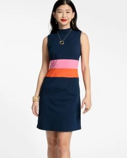 Simplicity Dress Navy Multi
