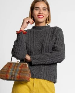 Wool Fisherman Skipper Pullover Charcoal -clothing skipper grey 04 a2466426 e835 47e8 ac21 21c1daaca7f9