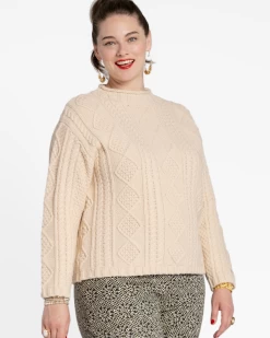 Wool Fisherman Skipper Pullover Natural -clothing skipper natural 06 49fa237e 03b0 45d6 804f 1b86fe8aef49