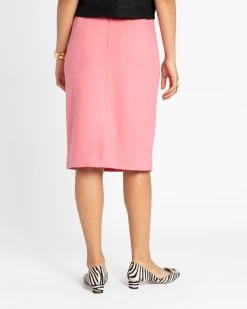 Wool Pencil Skirt Pink -clothing skirt wool pink 03 28744bbe 3a84 41d2 84f1 40c9aa703c34