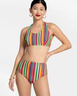 Addy Two Piece Swimsuit Candy Stripe